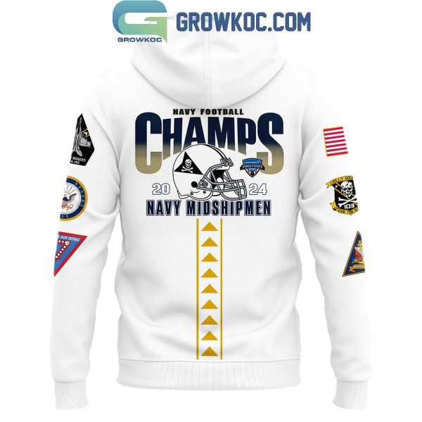 Navy Midshipmen Navy Football Champions Armed Forces Bowl 2024 Hoodie T-Shirt