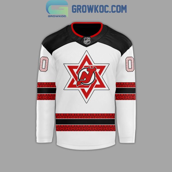 New Jersey Devils 2024 Remember Jewish Heritage Night Personalized Hockey Jersey