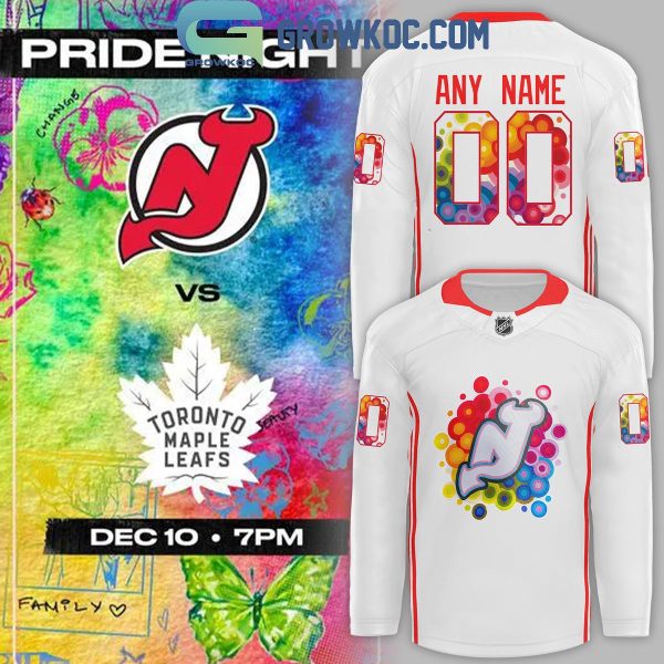 New Jersey Devils Classic 2024 Pride Night Personalized Hockey Jersey