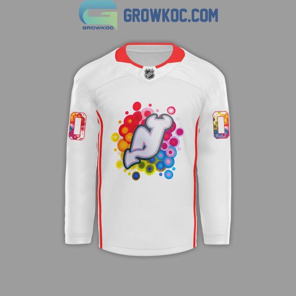 New Jersey Devils Classic 2024 Pride Night Personalized Hockey Jersey