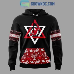 New Jersey Devils Jewish Community Night Celebration 2024 Fan Hoodie T-Shirt