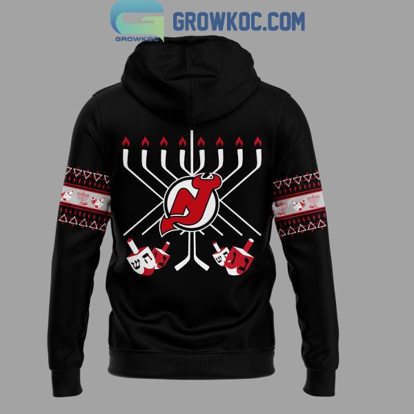 New Jersey Devils Jewish Community Night Celebration 2024 Fan Hoodie T-Shirt