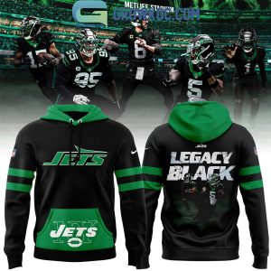 New York Jets Style 2024 Jets Legacy Black Hoodie T-Shirt