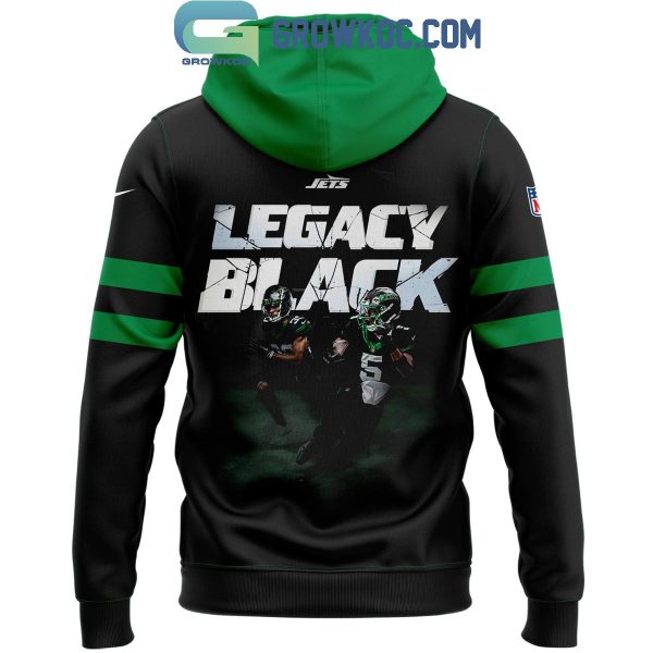 New York Jets Style 2024 Jets Legacy Black Hoodie T-Shirt