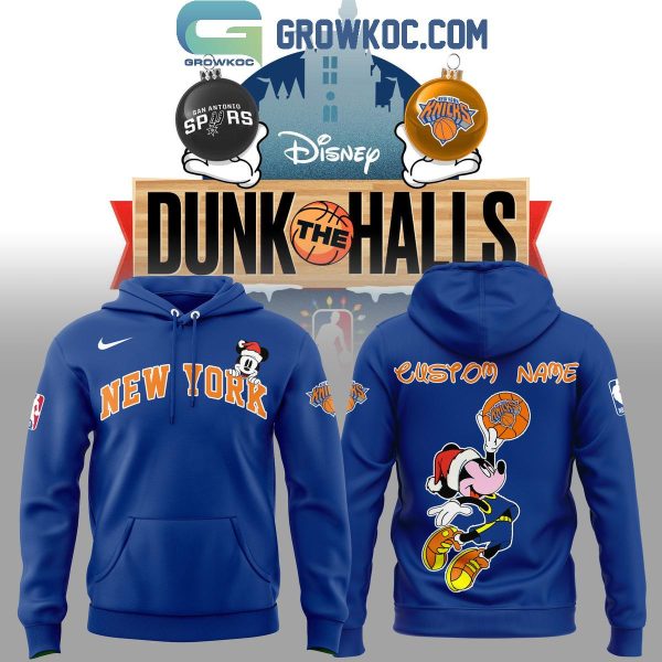 New York Knicks Mickey Mouse Christmas Just Stay Cool 2024 Hoodie T-Shirt