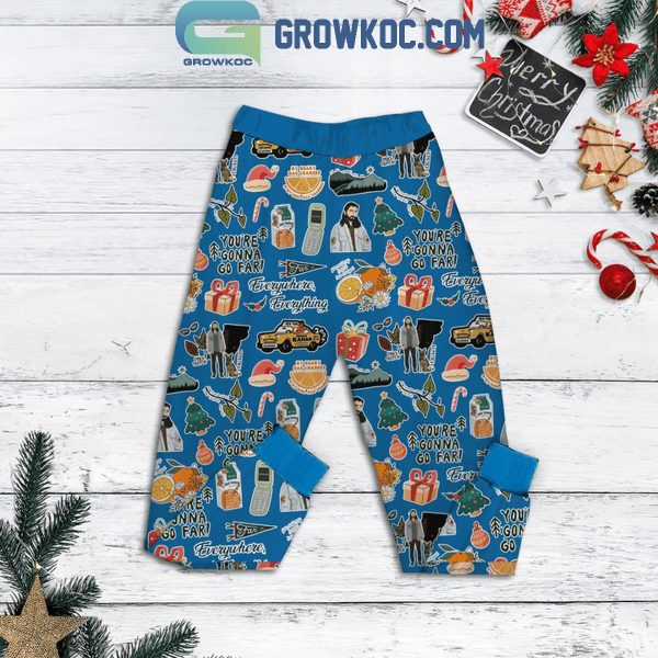 Noah Kahan You’re Gonna Go Far For This 2024 Christmas Fleece Pajamas Set