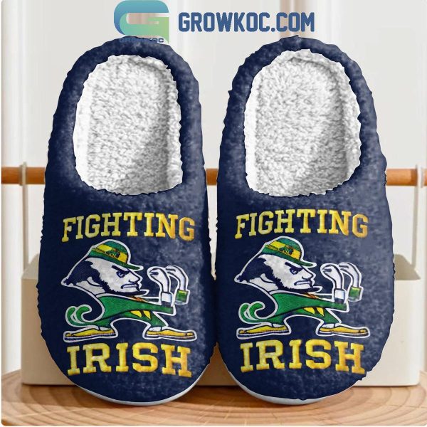 Notre Dame Fighting Irish Go Irish 2025 House Slippers