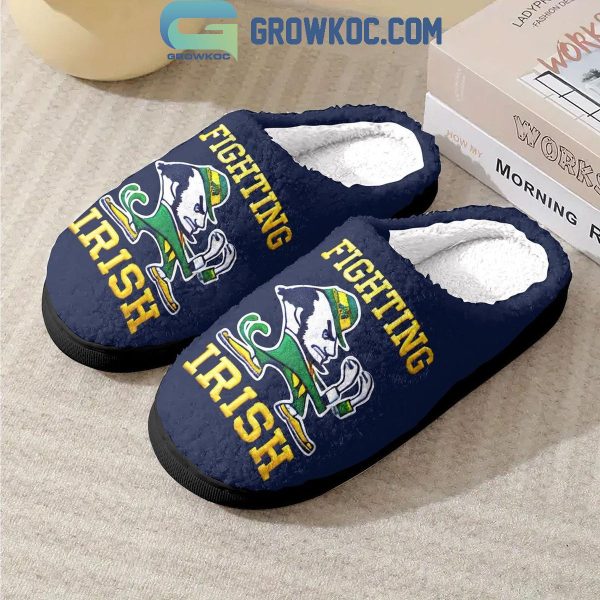 Notre Dame Fighting Irish Go Irish 2025 House Slippers