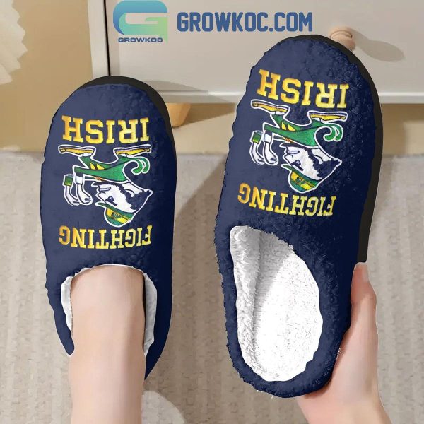 Notre Dame Fighting Irish Go Irish 2025 House Slippers