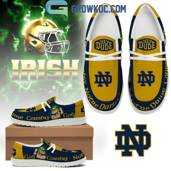 Notre Dame Fighting Irish God Country 2025 Hey Dude Shoes