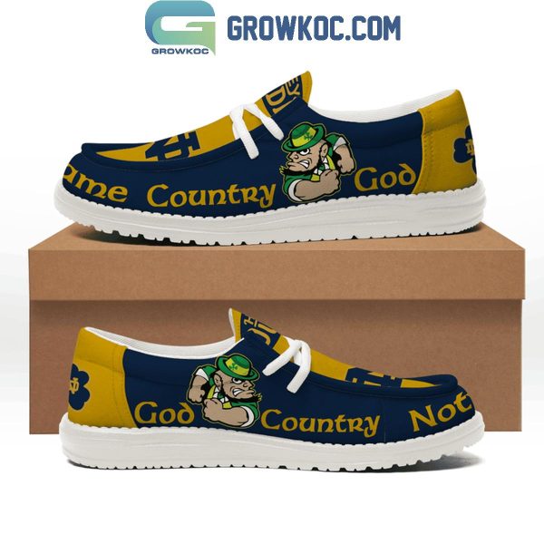 Notre Dame Fighting Irish God Country 2025 Hey Dude Shoes