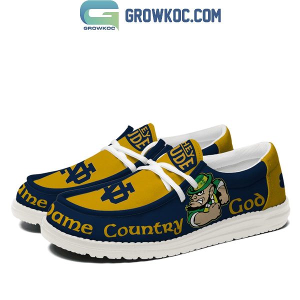 Notre Dame Fighting Irish God Country 2025 Hey Dude Shoes