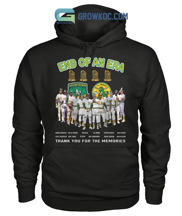 Oakland Athletics End Of An Era T Shirt