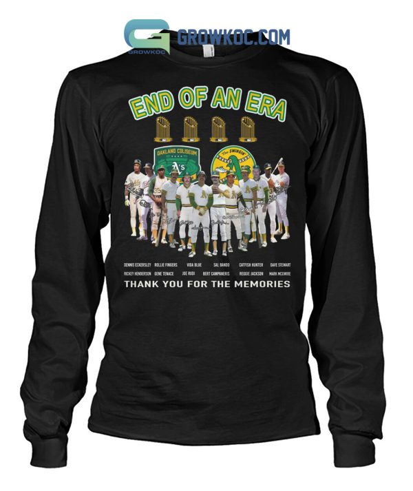 Oakland Athletics End Of An Era T Shirt