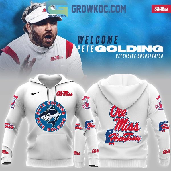 Ole Miss Rebels Hoodie Pete Golding Hotty Toddy Champions NCAA Hoodie Long Pants