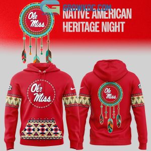 Ole Miss Rebels Football Remember Native American Heritage Hoodie T-Shirt