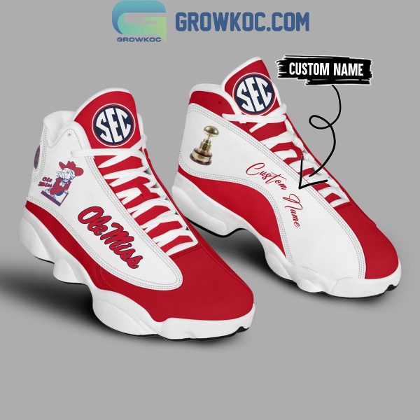 Ole Miss Rebels Football SEC Championship 2024 Personalized Air Jordan 13