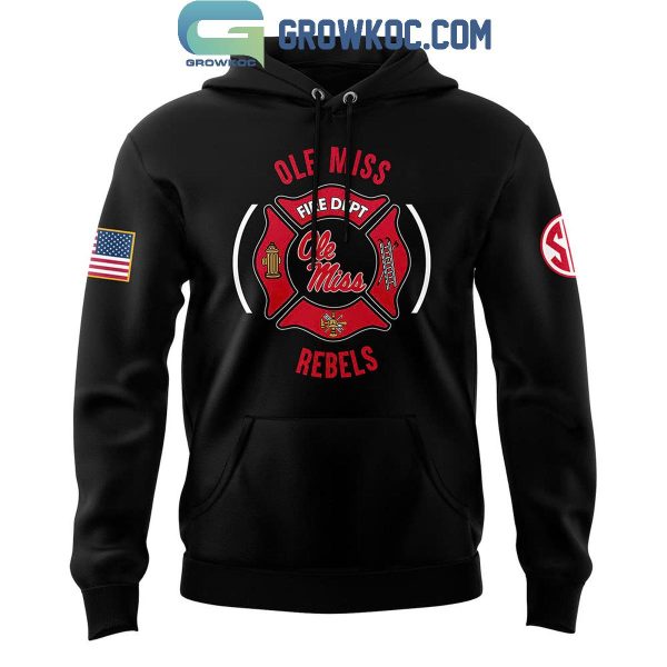 Ole Miss Rebels Night Of 2024 Firefighter Appreciation Celebrate Hoodie T-Shirt