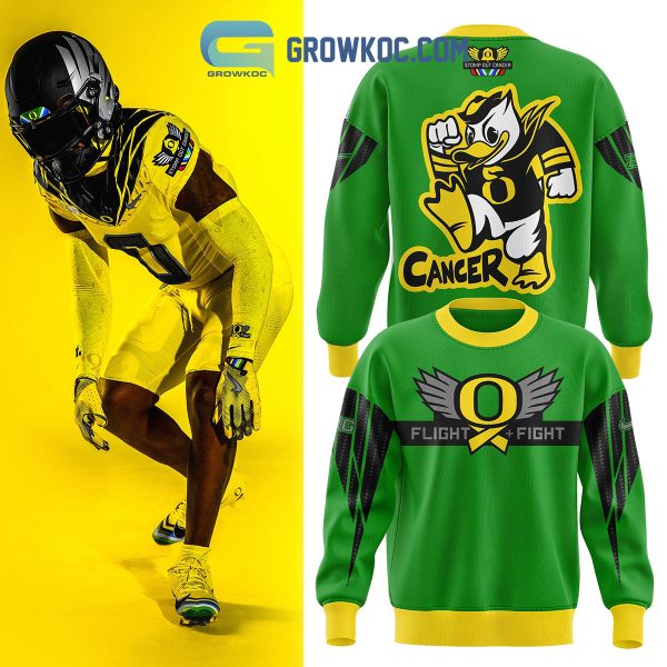 Oregon Ducks 2024 Fight Cancer Big10 Championship Hoodie T-Shirt