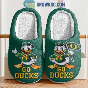 Oregon Ducks Go Ducks 2025 House Slippers