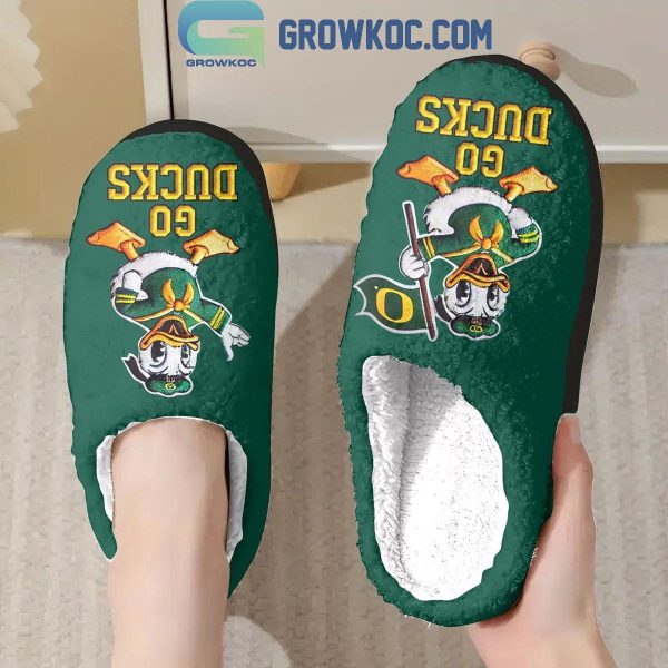 Oregon Ducks Go Ducks 2025 House Slippers