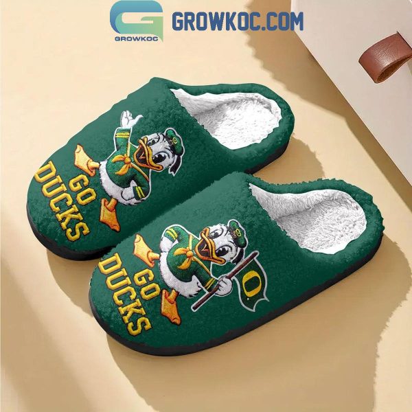 Oregon Ducks Go Ducks 2025 House Slippers