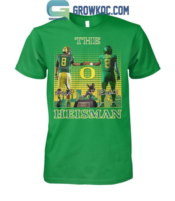 Oregon Ducks The Heisman Mariota Gabriel 2024 T-Shirt