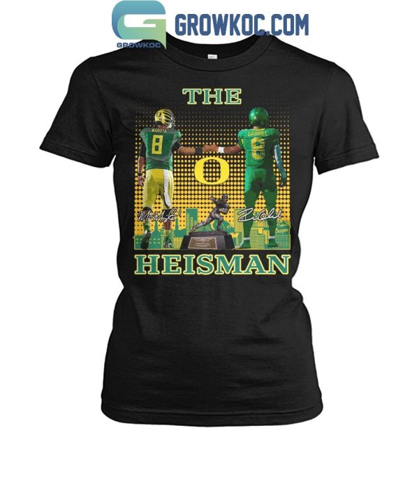 Oregon Ducks The Heisman Mariota Gabriel 2024 T-Shirt