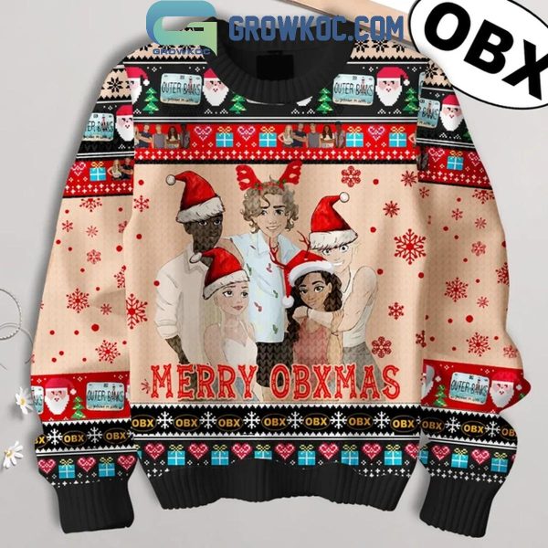 Outer Banks OBX Merry Obxmas 2024 Christmas Ugly Sweater