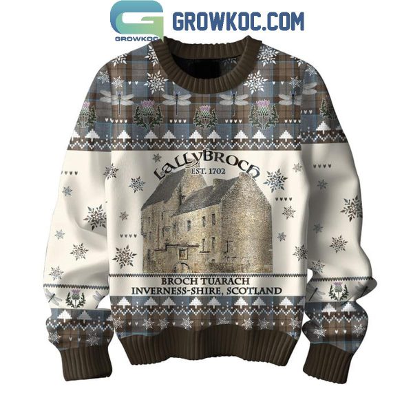 Outlanders Lallybroch Broch Tuanrach Inverness-shire Scotland Ugly Sweater