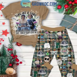 Outlanders Merry Christmas 2024 Sing Me A Song Fleece Pajamas Set