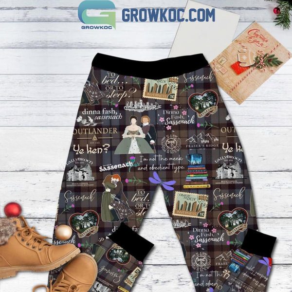 Outlanders There’s No Place Like Home For Holidays Christmas Fleece Pajamas Set