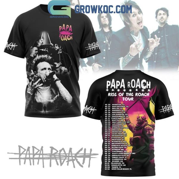 Papa Roach Rise Of The Roach 2025 The Schedule Of Greatness Hoodie T-Shirt