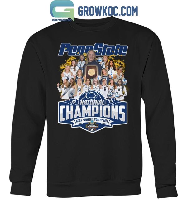 Penn State Lady Lions Women’s Volleyball National Champions 2024 T Shirt