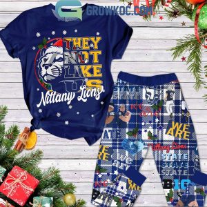 Penn State Nittany Lions 2024 Christmas They Not Like Us Fleece Pajamas Set