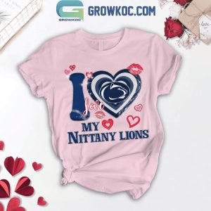 Penn State Nittany Lions I Love You Valentine’s Day 2025 Fleece Pajamas Set