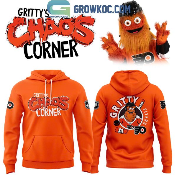 Philadelphia Flyers It’s 2025 Gritty’s Chaos Corner Day Hoodie T-Shirt