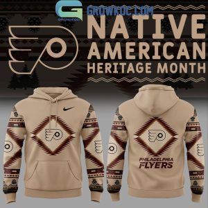 Philadelphia Flyers Native American Heritage 2024 NHL Time Hoodie Long Pants