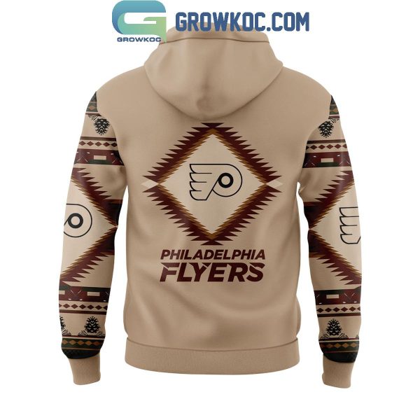 Philadelphia Flyers Native American Heritage 2024 NHL Time Hoodie Long Pants