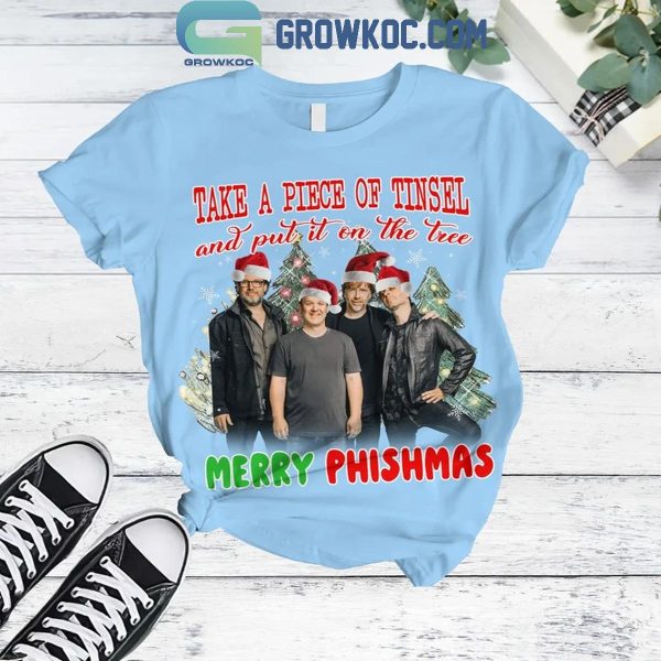 Phish Merry Phishmas Put It On Christmas Tree Fleece Pajamas Set