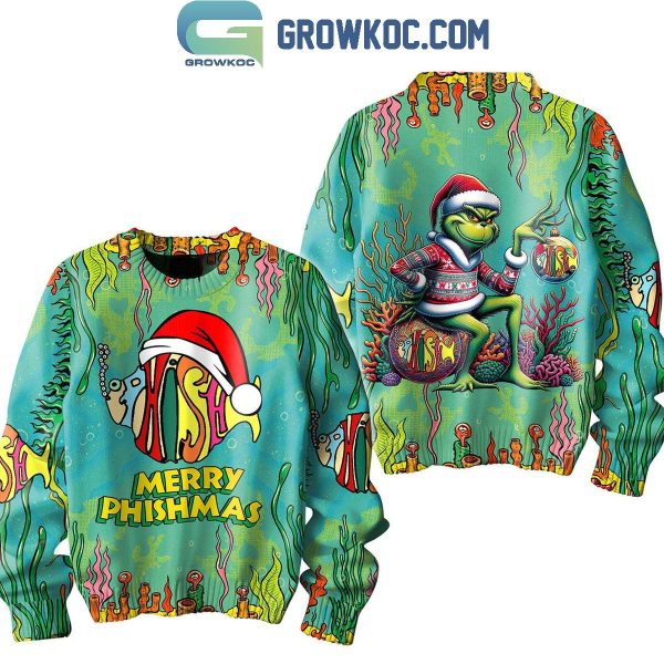 Phish Merry Phishmas The Grinch Waiting For 2024 Christmas Ugly Sweater