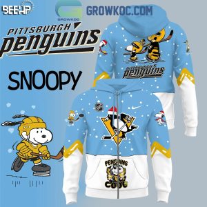 Pittsburgh Penguins 2024 Snoopy Night And Day Christmas Hoodie T-Shirt