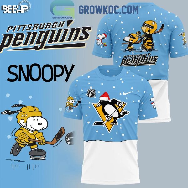 Pittsburgh Penguins 2024 Snoopy Night And Day Christmas Hoodie T-Shirt