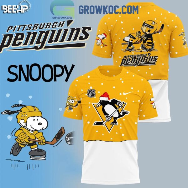 Pittsburgh Penguins 2024 Snoopy Night And Day Christmas Hoodie T-Shirt