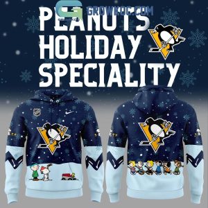 Pittsburgh Penguins Cheer Christmas Night With Peanuts And Snoopy Hoodie Long Pants