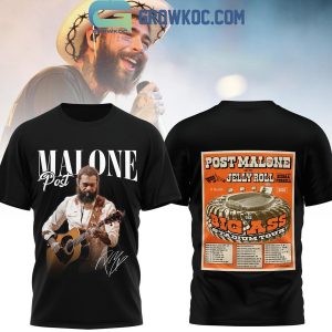 Post Malone Jelly Roll Big Ass Stadium Tour 2025 Hoodie T-Shirt