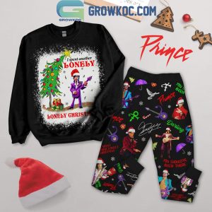 Prince I Spent Another Lonely Lonely Christmas 2024 Fleece Pajamas Set