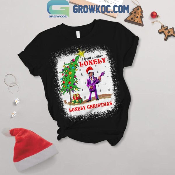 Prince I Spent Another Lonely Lonely Christmas 2024 Fleece Pajamas Set