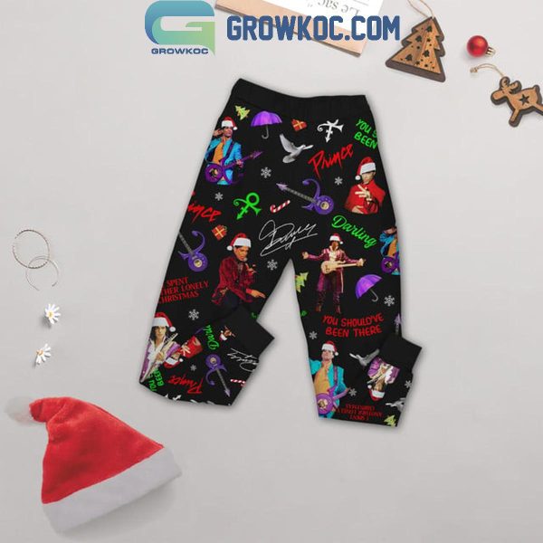 Prince I Spent Another Lonely Lonely Christmas 2024 Fleece Pajamas Set