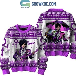 Prince Purple Rain 2025 In Christmas Ugly Sweater